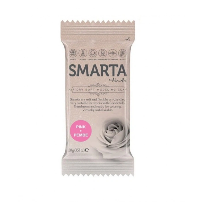 Smarta Havayla Kuruyan Modelleme Hamuru 100 gr. PEMBE