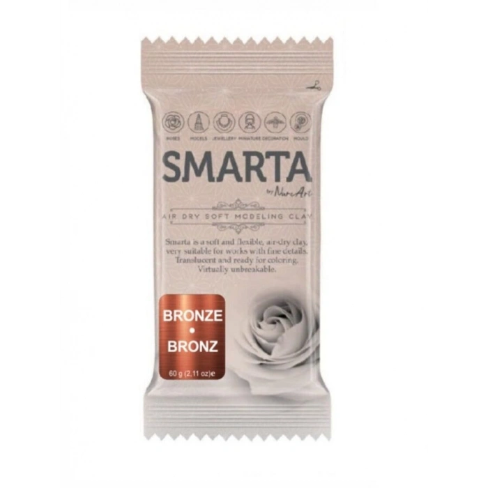 Smarta Havayla Kuruyan Modelleme Hamuru 60 gr. METALİK BRONZ