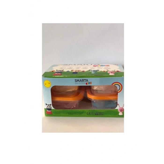 Smarta Kids Hava İle Kuruyan Modelleme Hamuru Çok Renkli Okul Seti 4x70 gr. Karışık Renk