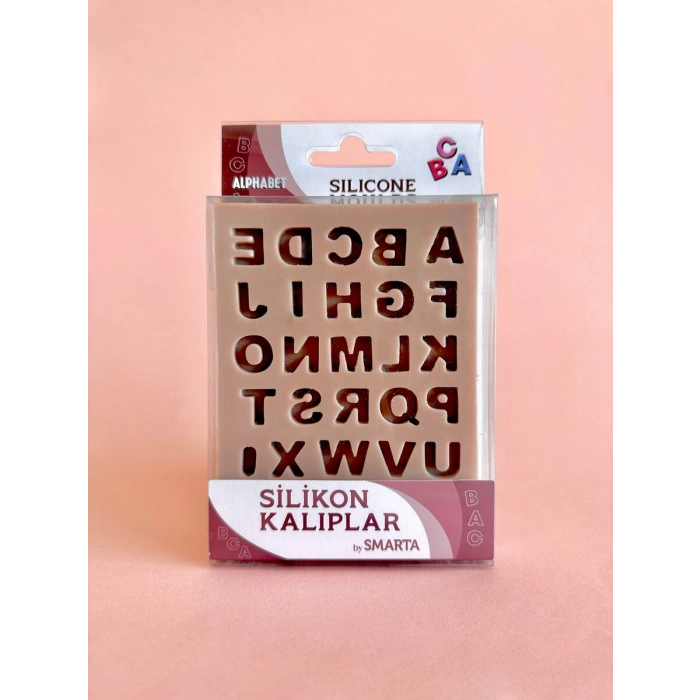 Smarta Silicone Moulds Silikon Epoksi ve Polimer Kil Kalıbı ALPHABET