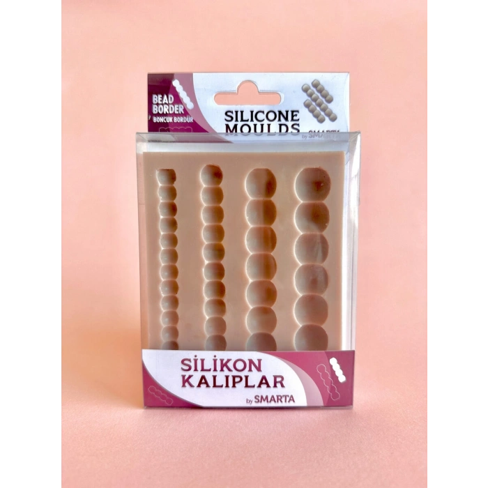Smarta Silicone Moulds Silikon Epoksi ve Polimer Kil Kalıbı BEAD BORDER