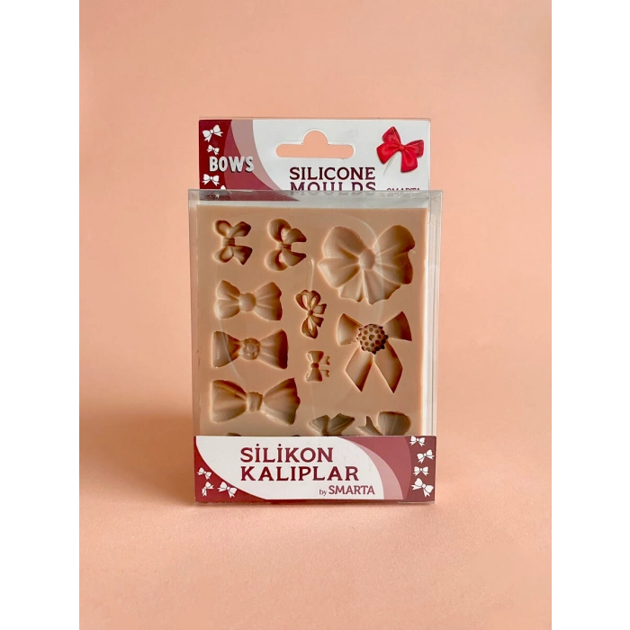 Smarta Silicone Moulds Silikon Epoksi ve Polimer Kil Kalıbı BOWS