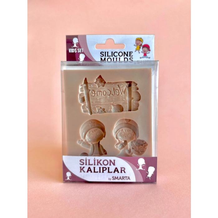 Smarta Silicone Moulds Silikon Epoksi ve Polimer Kil Kalıbı KIDS SET