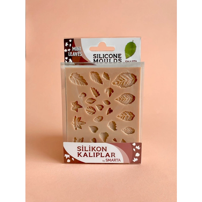 Smarta Silicone Moulds Silikon Epoksi ve Polimer Kil Kalıbı MINI LEAVES