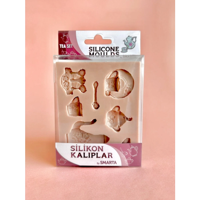 Smarta Silicone Moulds Silikon Epoksi ve Polimer Kil Kalıbı TEA SET