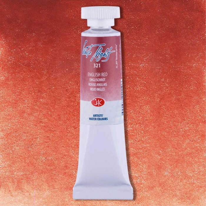 St. Petersburg White Nights Tüp Sulu Boya 10 ml. 321 English Red
