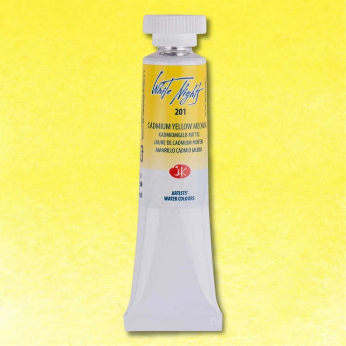 St. Petersburg White Nights Tüp Sulu Boya 10 ml. 201 Cadmium Yellow Medium