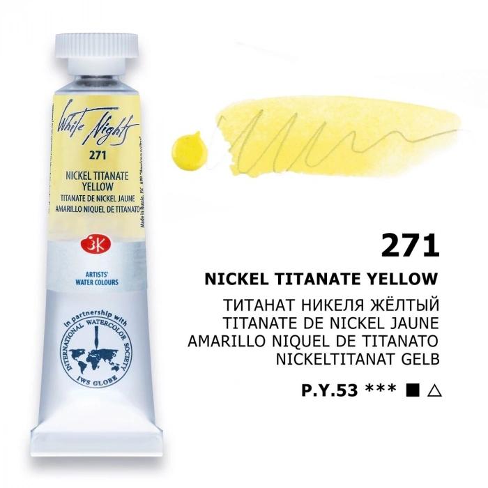 St. Petersburg White Nights Tüp Sulu Boya 10 ml. 271 Nickel Titanate Yellow
