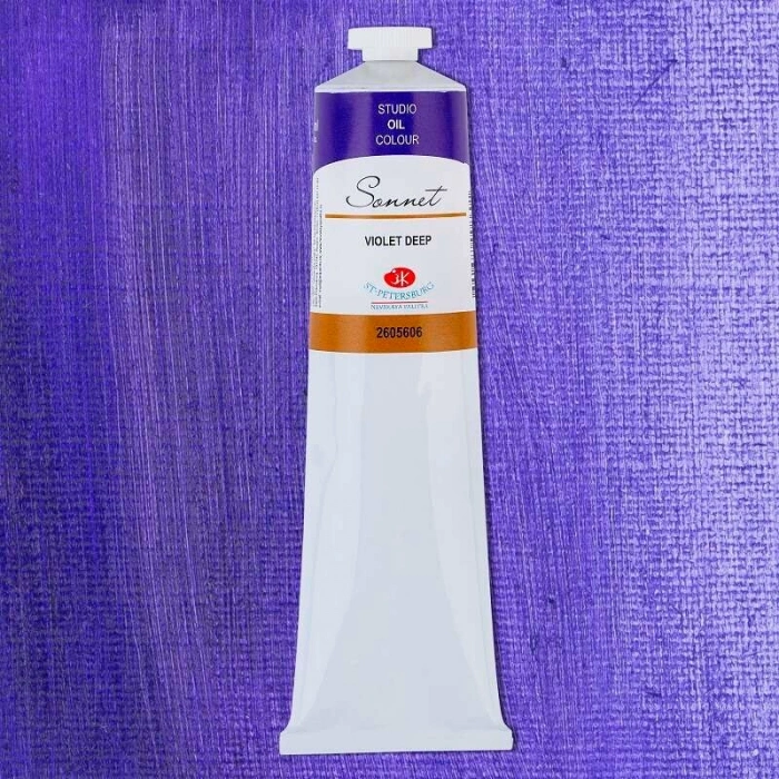St. Petersburg Sonnet Yağlı Boya 120 ml. 606 Violet Deep