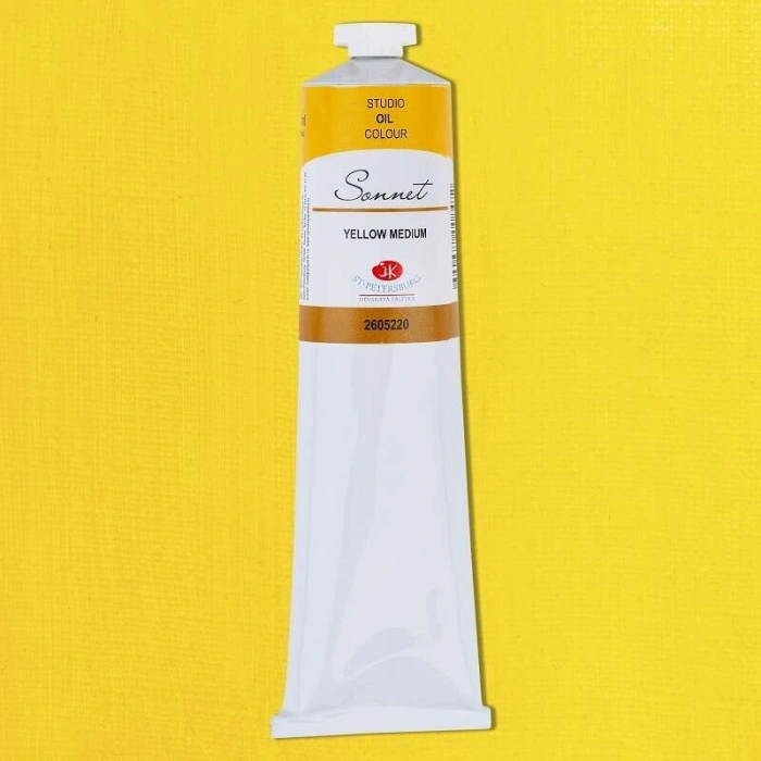 St. Petersburg Sonnet Yağlı Boya 120 ml. 220 Yellow Medium