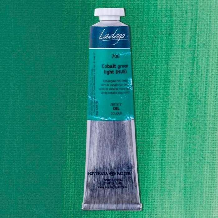St. Petersburg Ladoga Yağlı Boya 46 ml. 706 Cobalt Green Light (Hue)