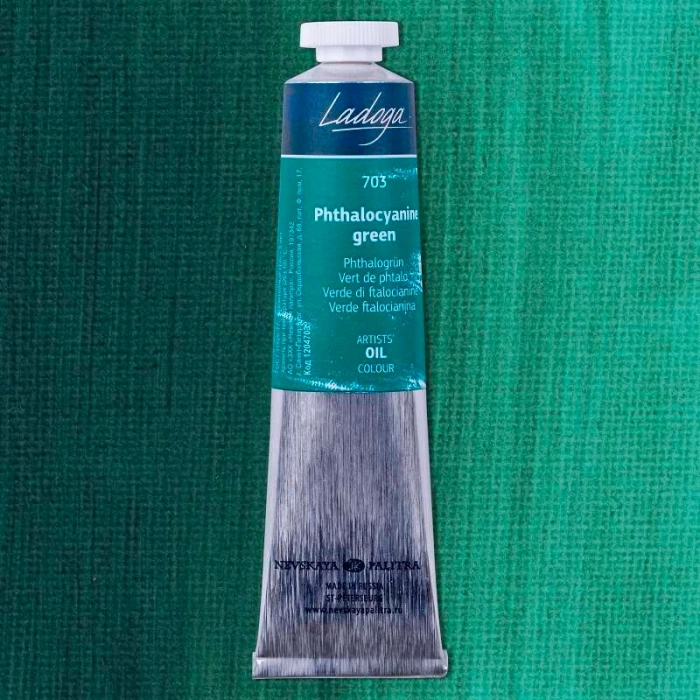 St. Petersburg Ladoga Yağlı Boya 46 ml. 703 Phthalocyanine Green