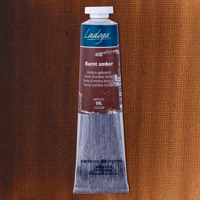 St. Petersburg Ladoga Yağlı Boya 46 ml. 408 Burnt Umber