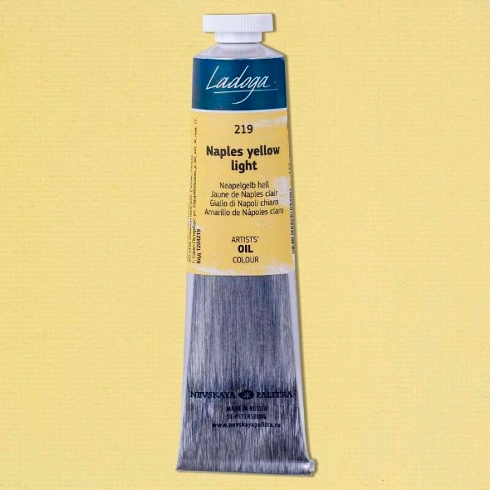 St. Petersburg Ladoga Yağlı Boya 46 ml. 219 Naples Light-Yellow