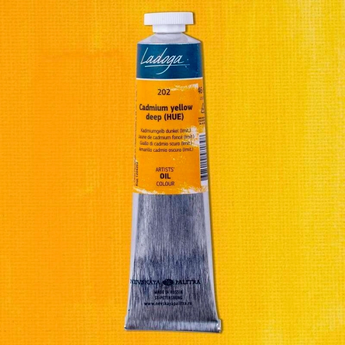 St. Petersburg Ladoga Yağlı Boya 46 ml. 202 Cadmium Yellow Deep (Hue)