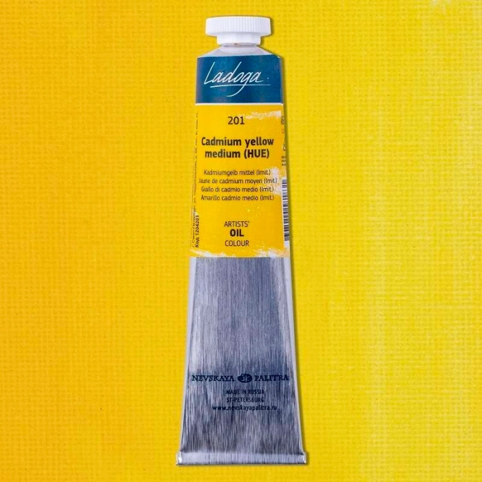 St. Petersburg Ladoga Yağlı Boya 46 ml. 201 Cadmium Yellow Medium (Hue)