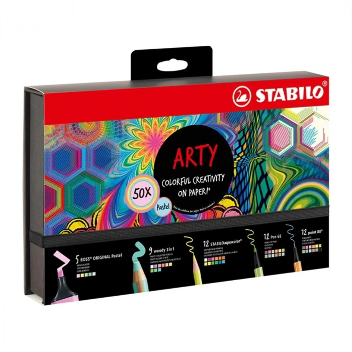 Stabilo Kreatif ARTY Seti 50li Pastel