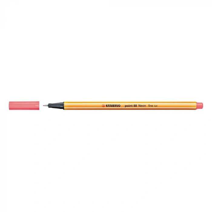 Stabilo Point 88 Keçeli Kalem 0.4 mm Floresan Kırmızı