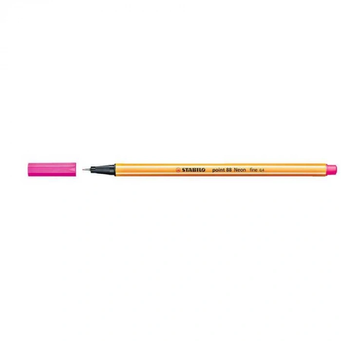 Stabilo Point 88 Keçeli Kalem 0.4 mm Floresan Pembe