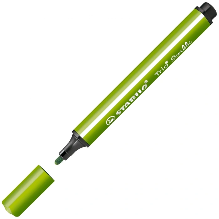 Stabilo Trio Scribbi Yaylı Uçlu Keçeli Kalem Açık Yeşil
