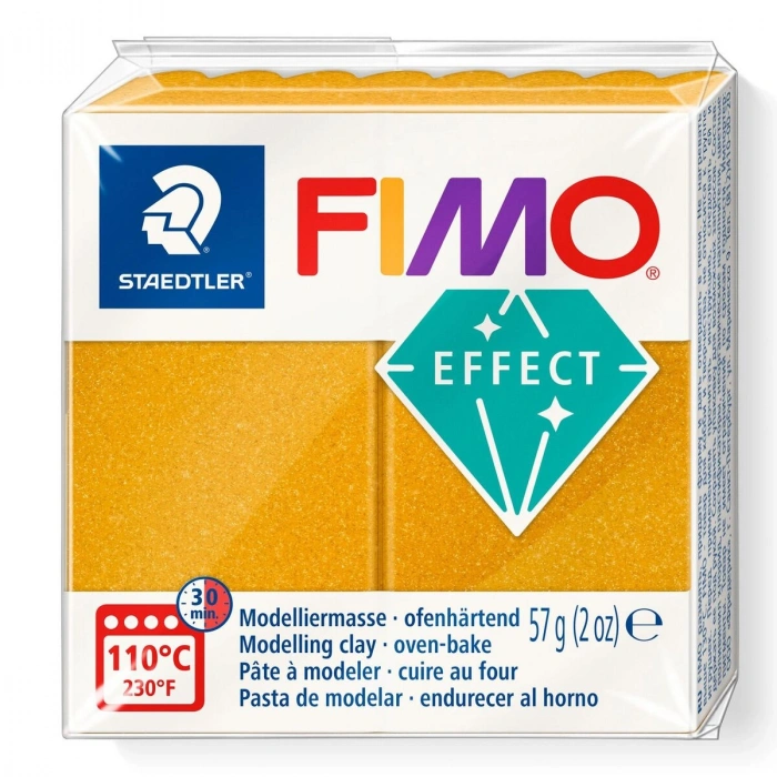 Staedtler Fimo Effect Polimer Kil 11 Gold ( Metalik)