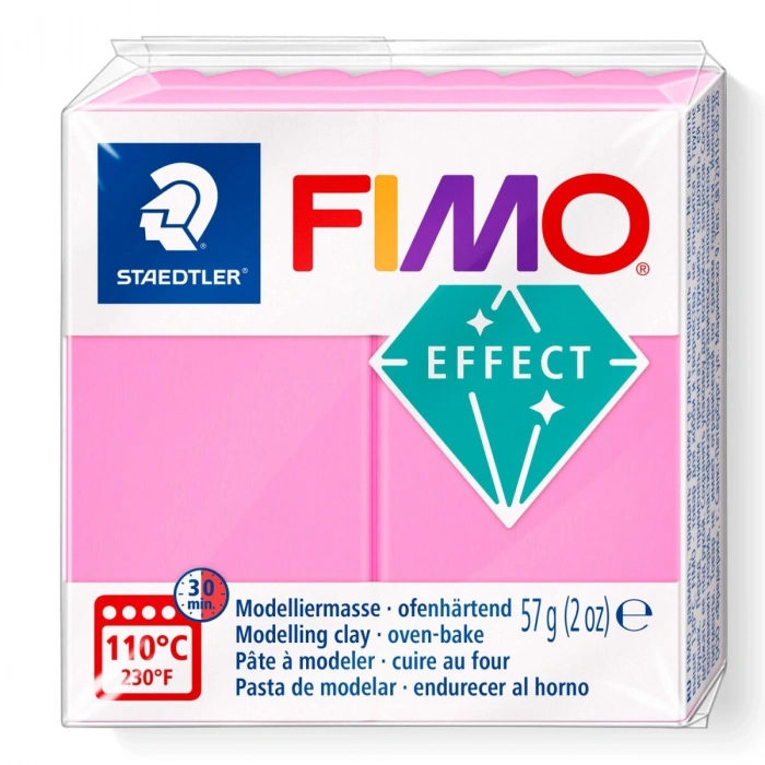 Staedtler Fimo Effect Polimer Kil 201 Neon Pink