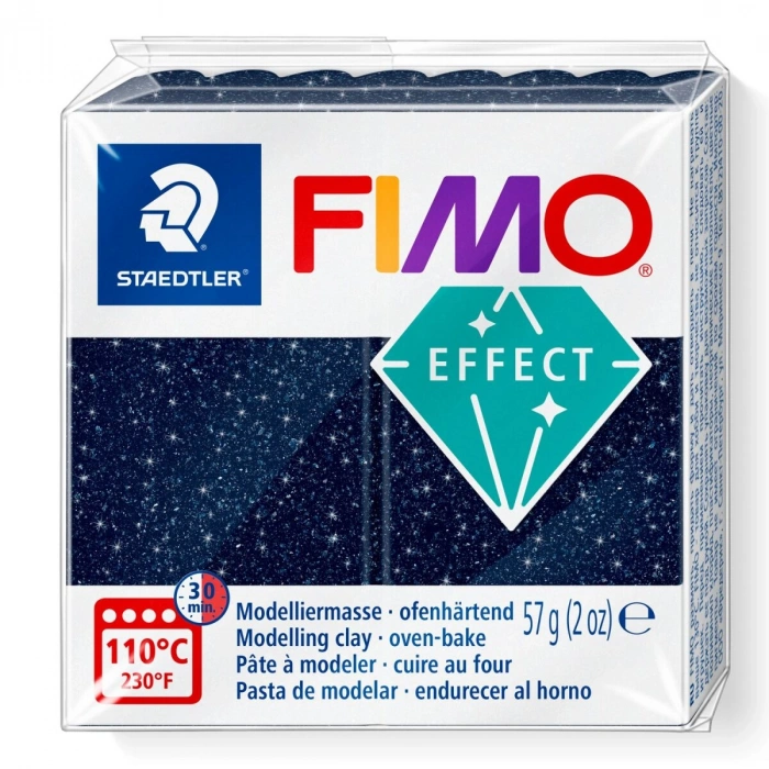 Staedtler Fimo Effect Polimer Kil 352 Galaxy Blue