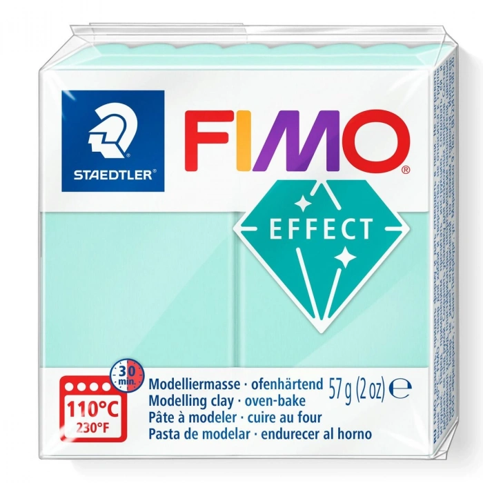 Staedtler Fimo Effect Polimer Kil 505 Mint (Pastel)