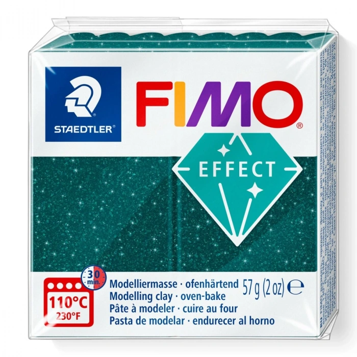 Staedtler Fimo Effect Polimer Kil 562 Galaxy Green