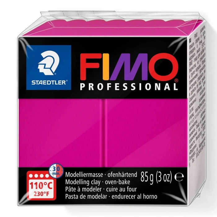 Staedtler Fimo Professional Polimer Kil 85 gr. 210 Saf Magenta
