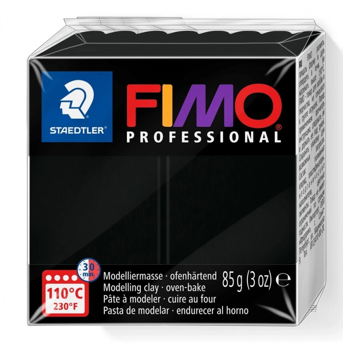 Staedtler Fimo Professional Polimer Kil 85 gr. 9 Siyah