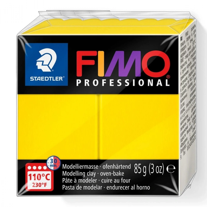 Staedtler Fimo Professional Polimer Kil 85 gr. 100 Saf Sarı