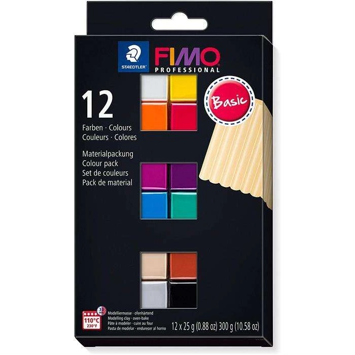 Staedtler Fimo Profesyonel Modelleme Kili Seti 12’li