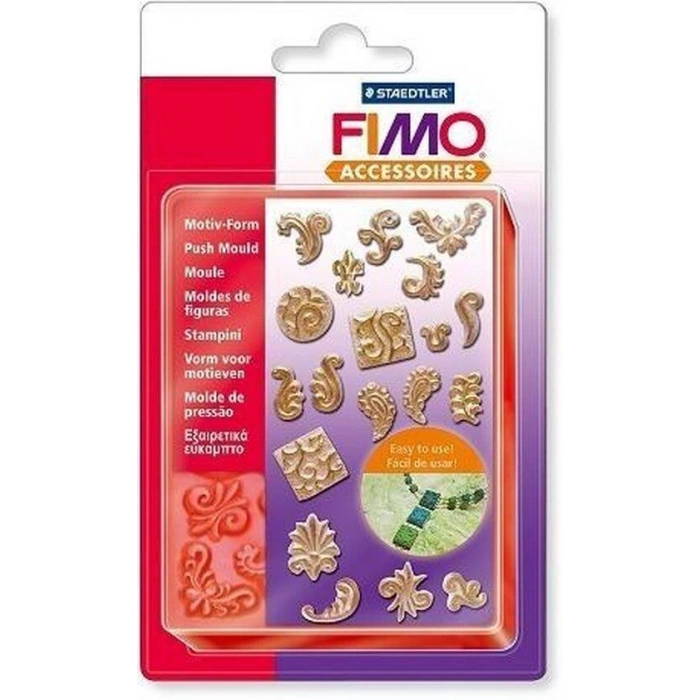 Staedtler Fimo Push Mould Esnek Silikon Polimer Kil Kalıbı SÜSLER
