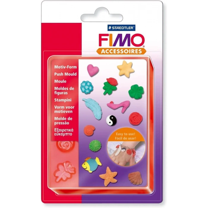 Staedtler Fimo Push Mould Esnek Silikon Polimer Kil Kalıbı TAKI