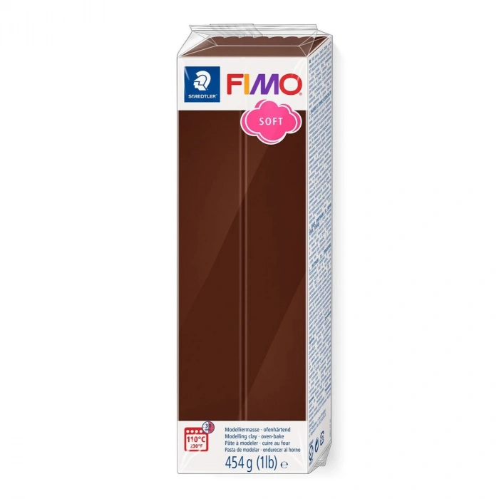 Staedtler Fimo Soft Polimer Kil 454 gr. 75 Çikolata