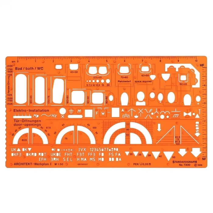 Standardgraph Mimari Şablon - 1 - 1/50