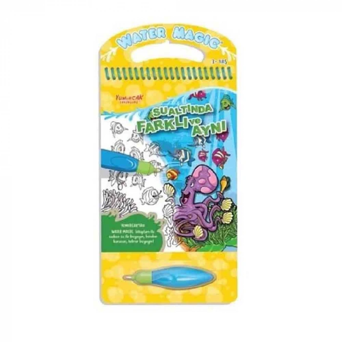 Sualtında Farklı ve Aynı - Water Magic Boyama Kitabı