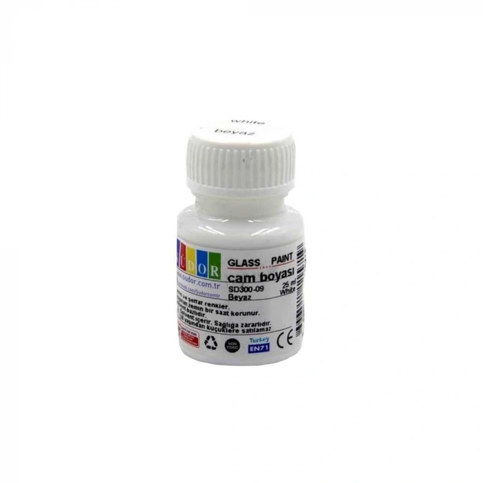 Südor Cam Boyası Beyaz Tek Renk