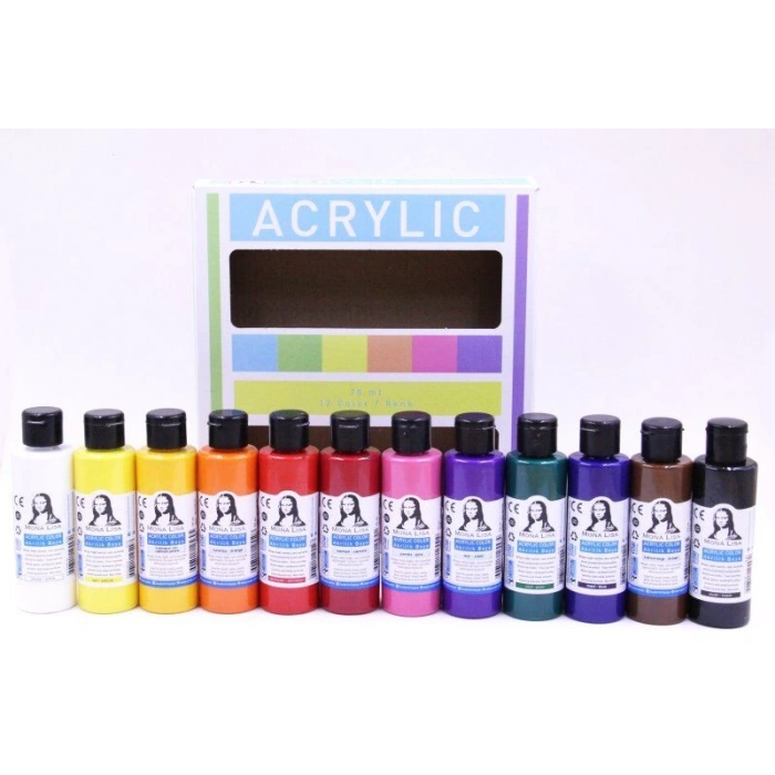 Südor Mona Lisa Akrilik Boya Seti 12 Renk x 70 ml.