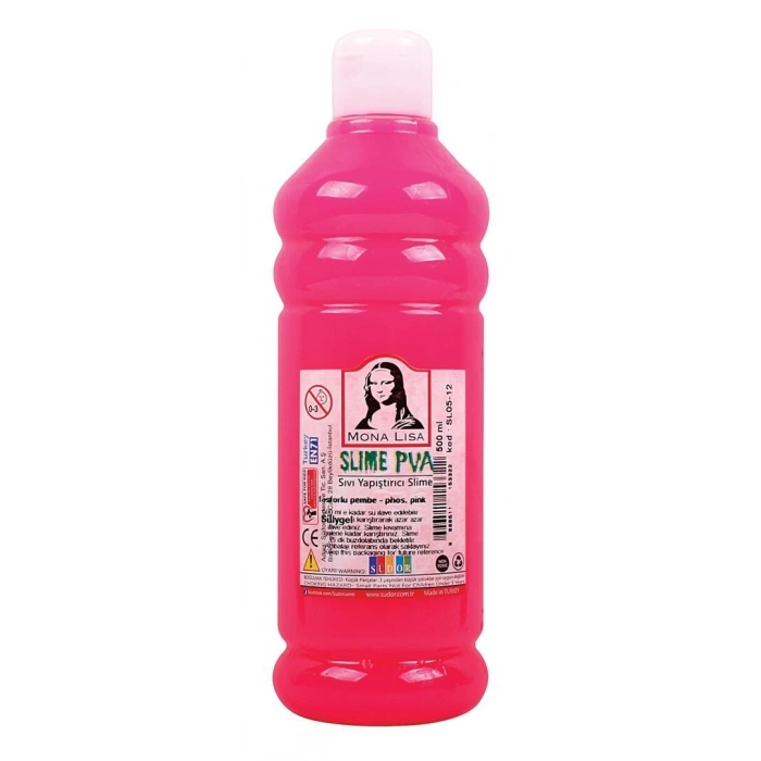Südor Mona Lisa Slime Jeli 500 ml. FOSFORLU PEMBE