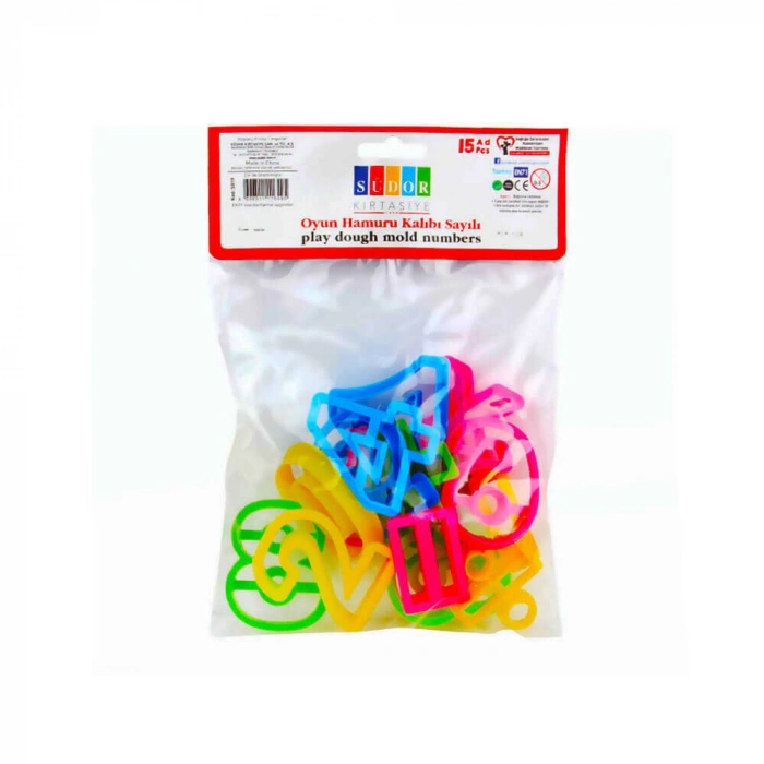 Südor Oyun Hamuru Kalıbı Sayılı 15li