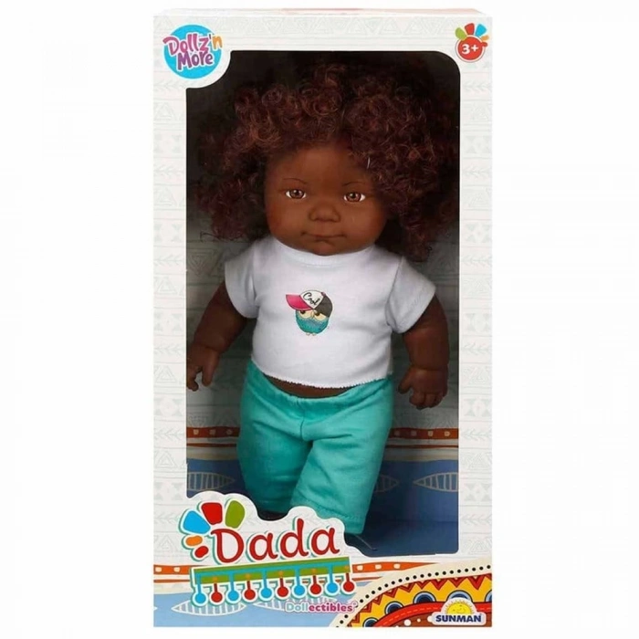 Sunman Oyuncak Dada Kıvırcık Saçlı Bebek 35 Cm