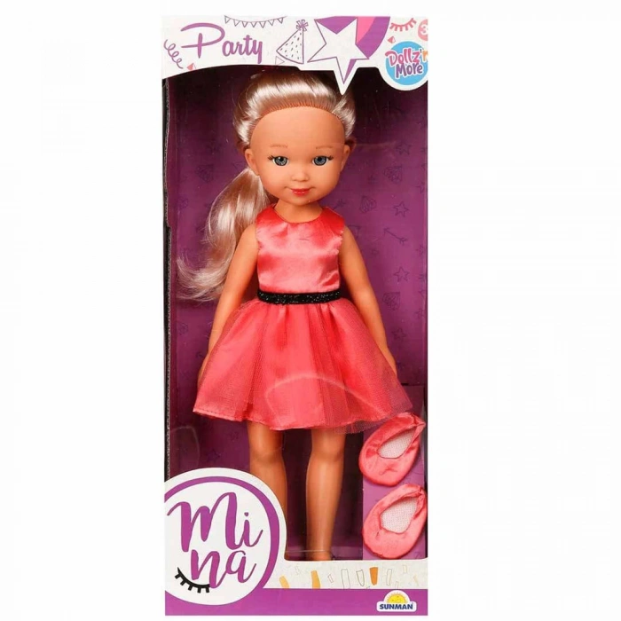 Sunman Oyuncak Mina Party Bebek 35 Cm