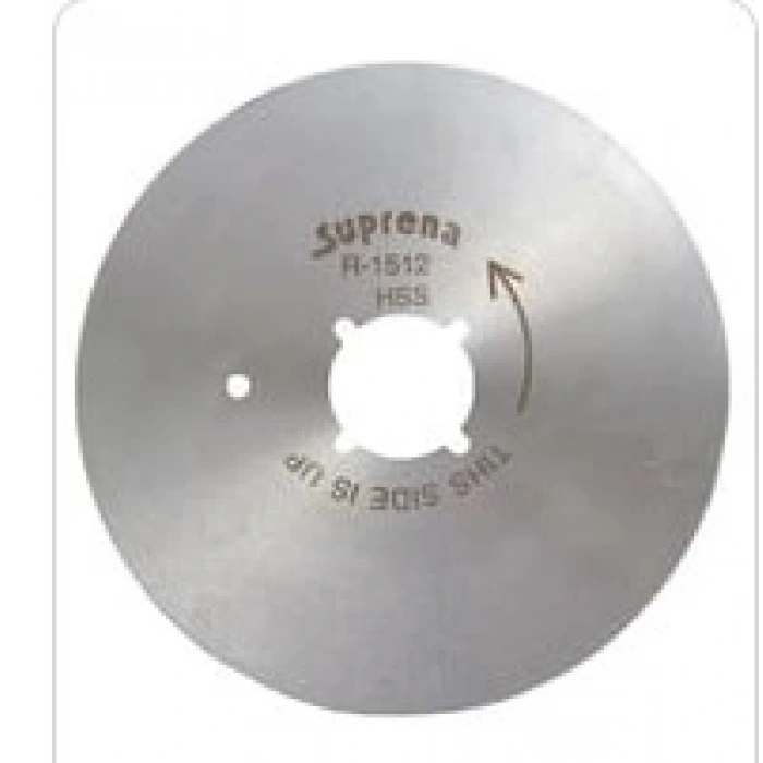 Suprena Yuvarlak Kumaş Kesim Motor Bıçak / R1512(R) HSS (KMSHSS1512)