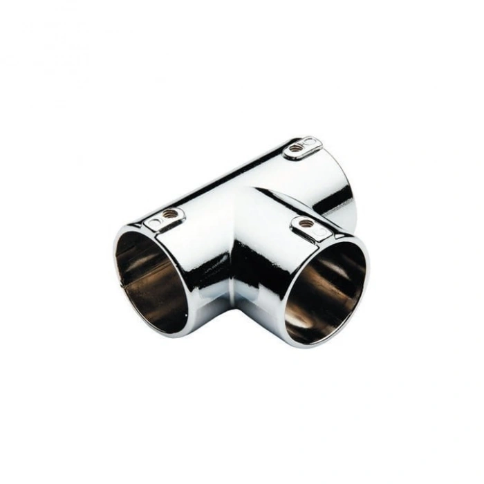 T Boru Flanşı Vidalı Ø25 Krom