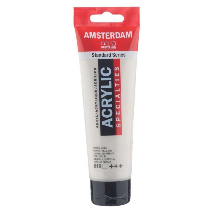 Talens Amsterdam Akrilik Boya 120 ml. 818 Pearl Yellow