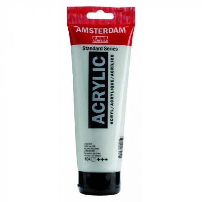 Talens Amsterdam Akrilik Boya 120 ml. 104 Zinc White