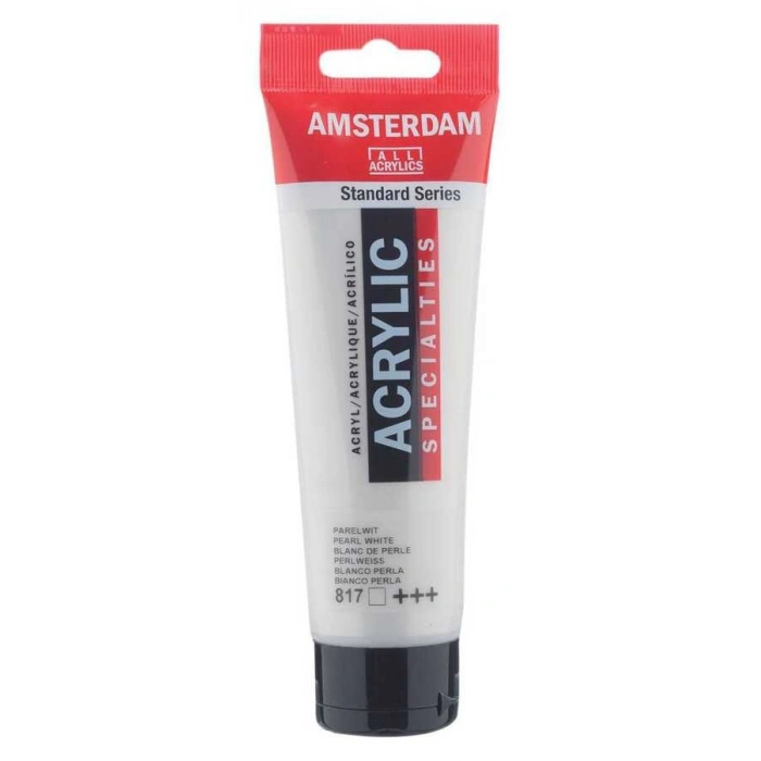Talens Amsterdam Akrilik Boya 120 ml. 817 Pearl White