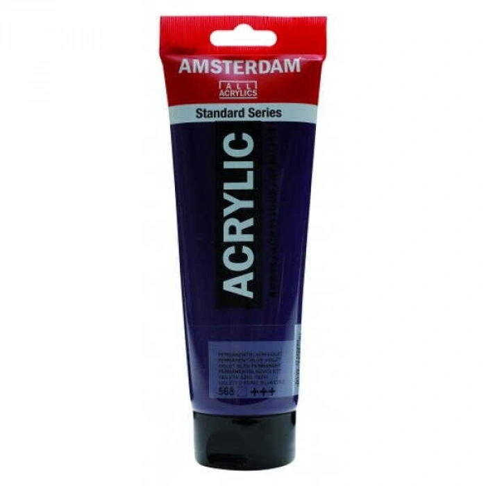 Talens Amsterdam Akrilik Boya 120 ml. 568 Permanent Blue Violet